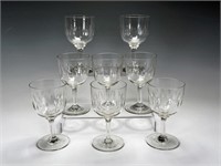 8 CORDIAL GLASSES