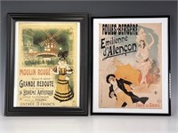 2 FRENCH VINTAGE REPRODUCTION POSTERS