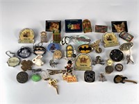 COLLECTION OF VINTAGE POP CULTURE, MUSIC, SPCA PIN