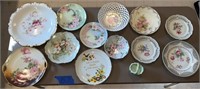 China plates - Prussia,Bavaria Germany and others