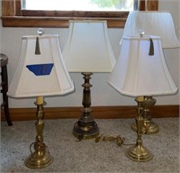 2 matching 25” lamps & 2 lamps