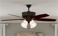 52" LED Indoor Oil-Rubbed Bronze Ceiling Fan