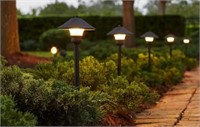 Low-Voltage Bronze Integrated LED Landscape Lights