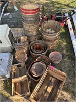 Bushel Baskets & Wood Crates