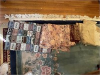 LICENSE PLATE TABLE COVER AND OTHER FABRIC