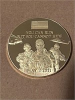 COMMEMORATIVE COIN YOU CAN RUN BUT YOU CANNOT HIDE