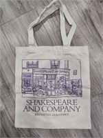 Vintage canvas tote bag with pockets