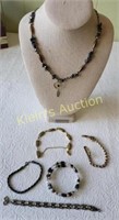Necklace, Earrings, Bracelets,estate jewelry