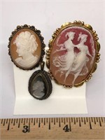Cameos Brooches and Pendant