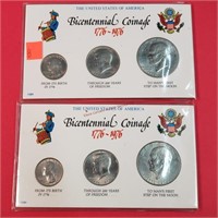 2- Sets of Bicentennial Coinage 1776-1976