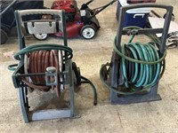 2 Miscellaneous Sized Hoses on Hose Reels