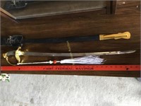 United States Marines dress sword with case