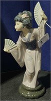 Lladro Retired "Madame Butterfly" Figurine As Is