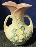 Vintage Hull Art Pottery Double Handle Vase Chip