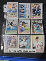90- 1982 Vintage Topps Sports Cards
