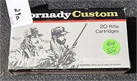 Hornady Custom 22-250 Remington Box