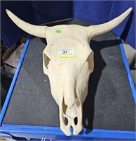 Cermaic Cow Skull  15" L x 18 1/2"