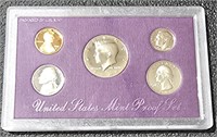 1988 US Proof Set  5 Coins