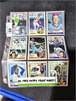 90- 1983 intage Topps Sports Cards