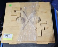 Wood Sports Box  11" x 12" 6"