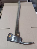 Old Fire Axe Rough Handle