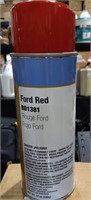 2 lots of 3 Spray Cans Ford Red Spray Paint