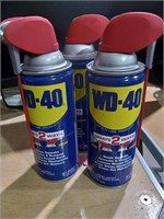 3 Spray Cans of WD-40