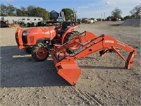 Kubota L2501 Tractor, HST, Rolled Over