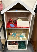 Dollhouse with Accessories and Doll