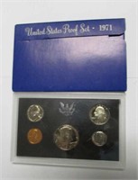1971-S US Mint Proof Set - 5 Coins