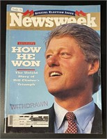1992 Newsweek Special Election Issue Bill Clinton