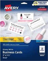 Avery Ink Jet Two-Side Printable Clean Edge Busine