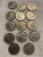 1972. —  1/2 Dollars (14)