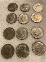 1971– 1/2 Dollars (12)