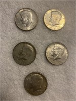 1969 — 1/2 Dollars (5)