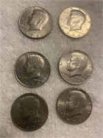 1977– 1/2 Dollars (6)