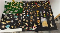 PLETHORA OF MISC. PINS AND BROOCHES