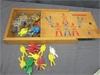 Vintage Stacking Soldiers Game