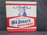 Vintage Old Timers Bock Beer - West Bend Lithia