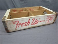 Vintage 7UP Wooden Soda Crate
