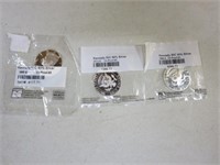 (3) Littleton Coin Sealed Kennedy 90% Silver Half