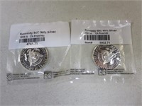 Pair Of Littleton Coin Sealed Kennedy 90% Silver