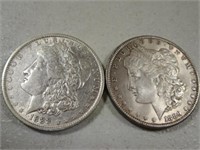 1888 & 1889 Morgan Silver Dollars