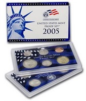2005 United States Mint Proof Set 10 coins
