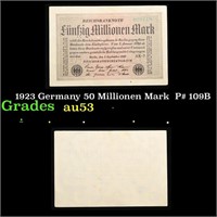 1923 Germany 50 Millionen Mark  P# 109B Grades Sel