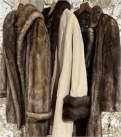 Three Fur Coats