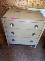 3 Drawer Metal Chest