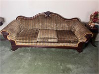 Vintage Victorian Carved Sofa