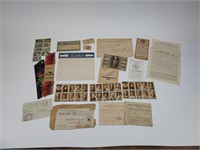 WWI collectible lot paper ephemera military.