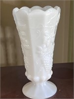 Westmoreland Grape Vase Milk glass unmarked
